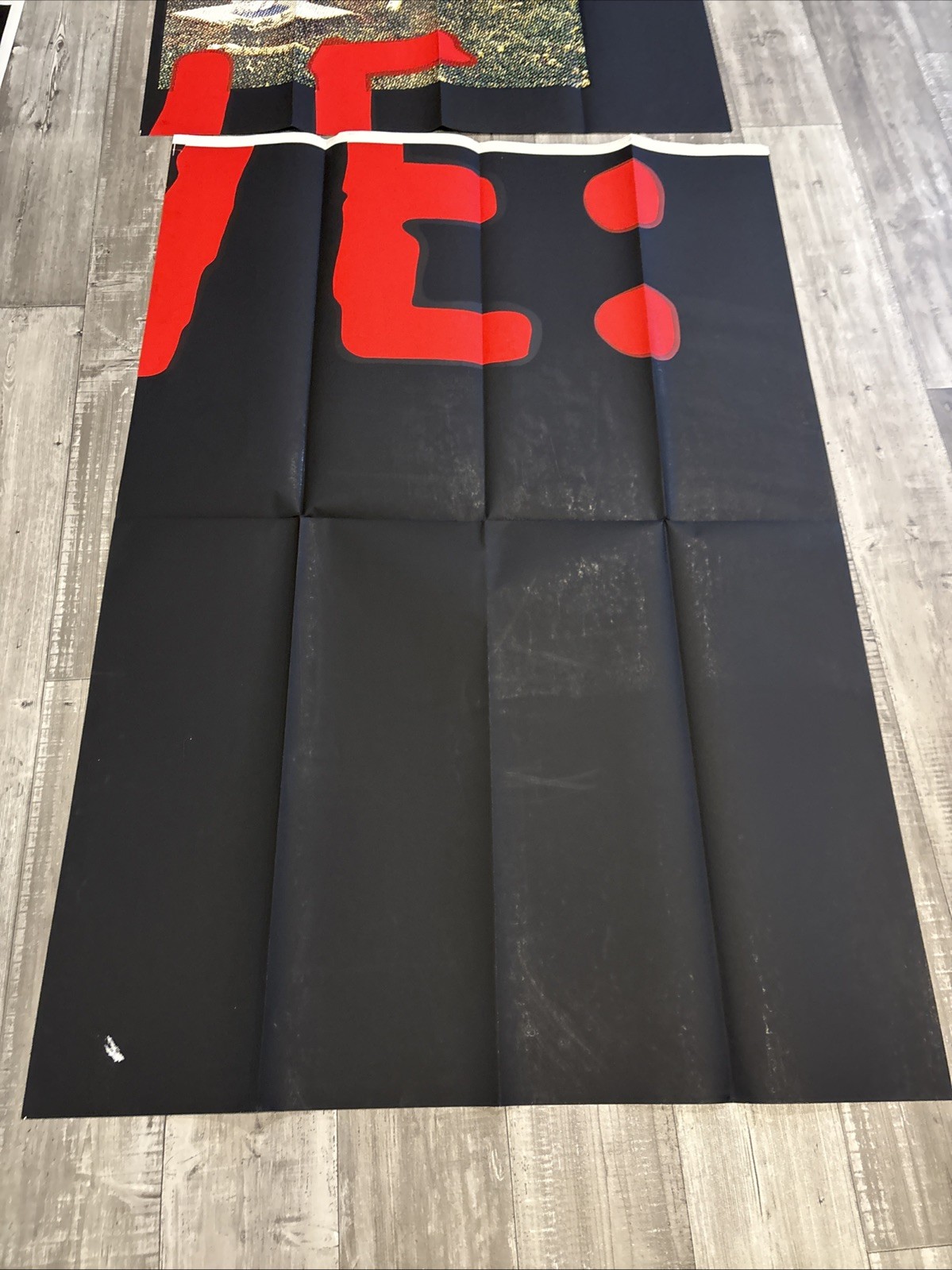 Van Halen Live Billboard Advertisement Paper Panels 10.5X23 FEET Band Rock Rare