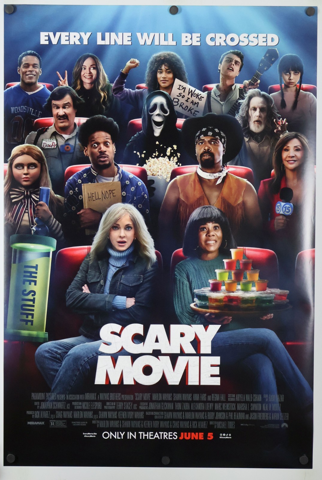 Scary Movie – original DS movie poster 27×40 D/S – 2026 FINAL Horror Spoof Fav