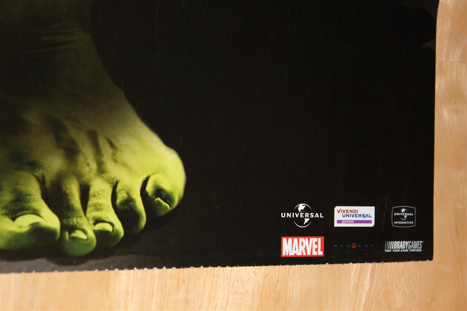 Hulk The Game Poster Universal Vivendi Bradygames 27.5×21.5