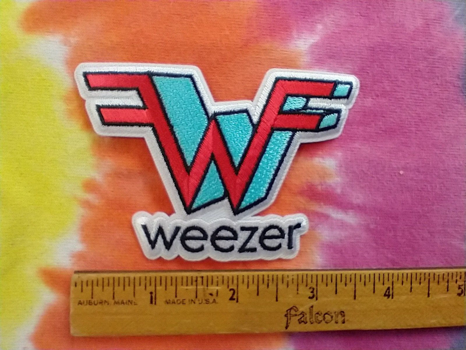 Weezer Logo 3.5 x 2.5 Inch Iron On Patch