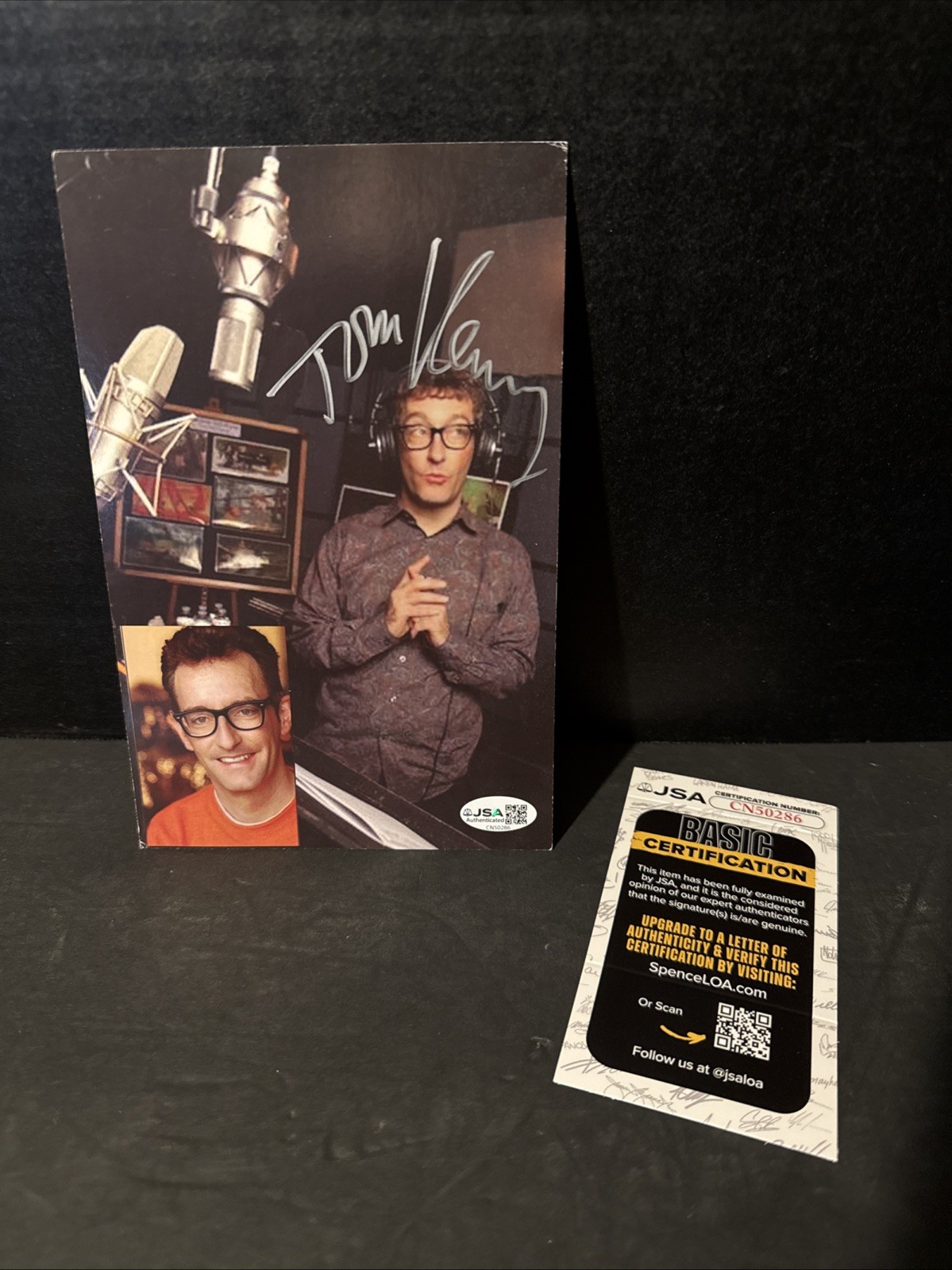 Tommy Kenny – Voice Actor Hand Signed 5×8 Photo – Autograph JSA Cert 2/3