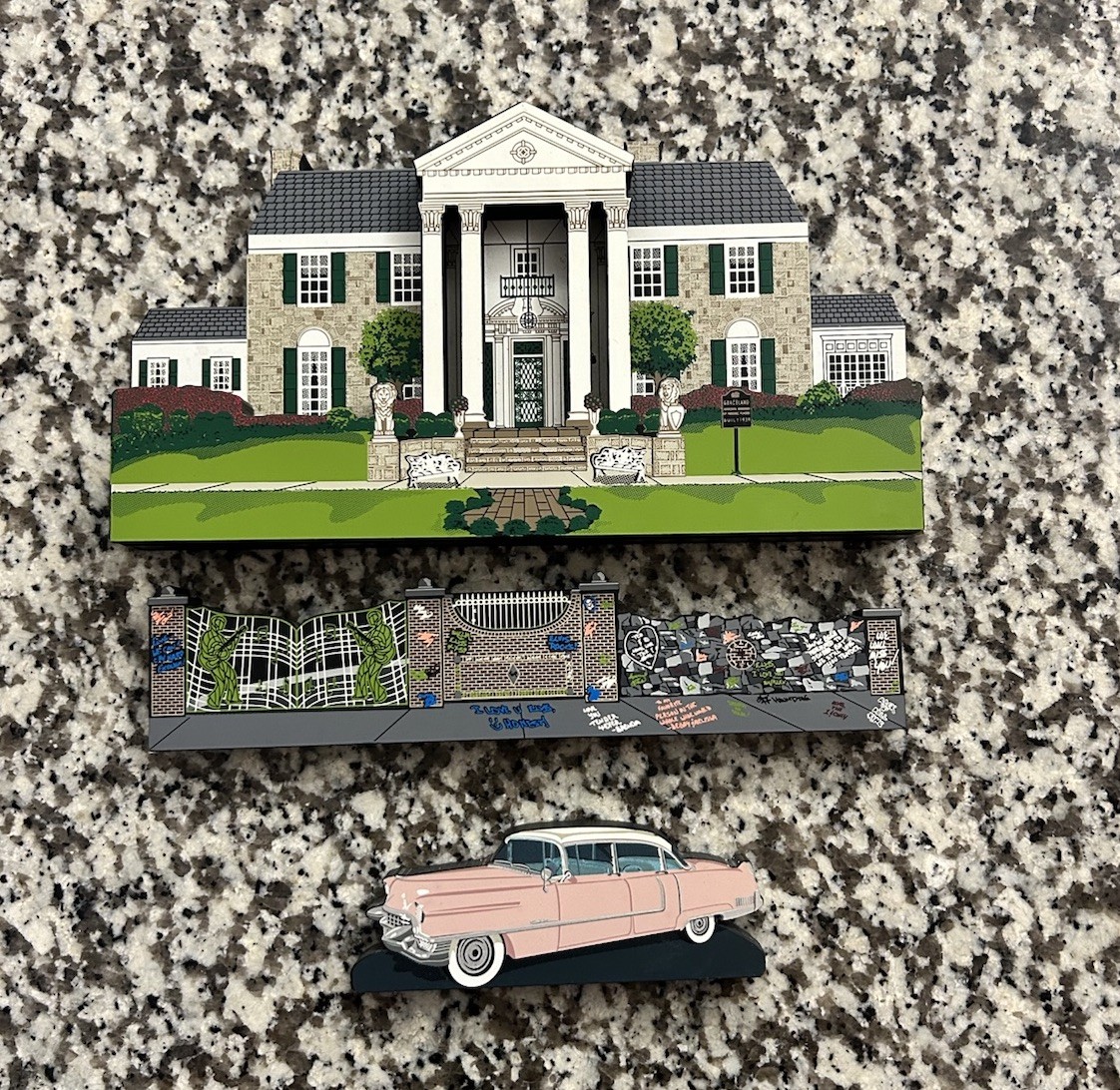 Graceland Mansion official souvenir by Sheila´s 1999 Elvis Presley Memphis
