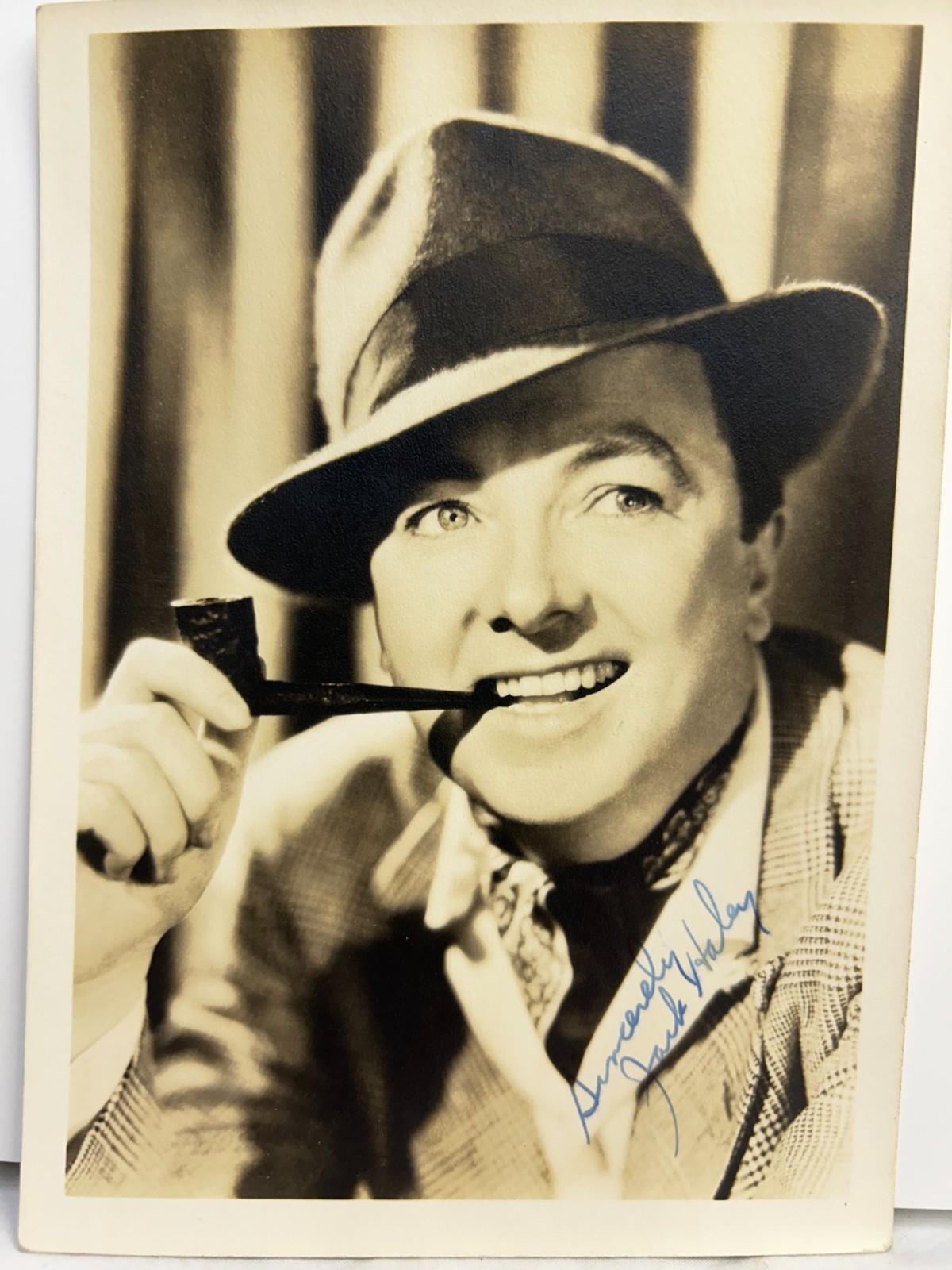 Jack Haley as the Tin Man In The Wizard of Oz signed 5×7 photo