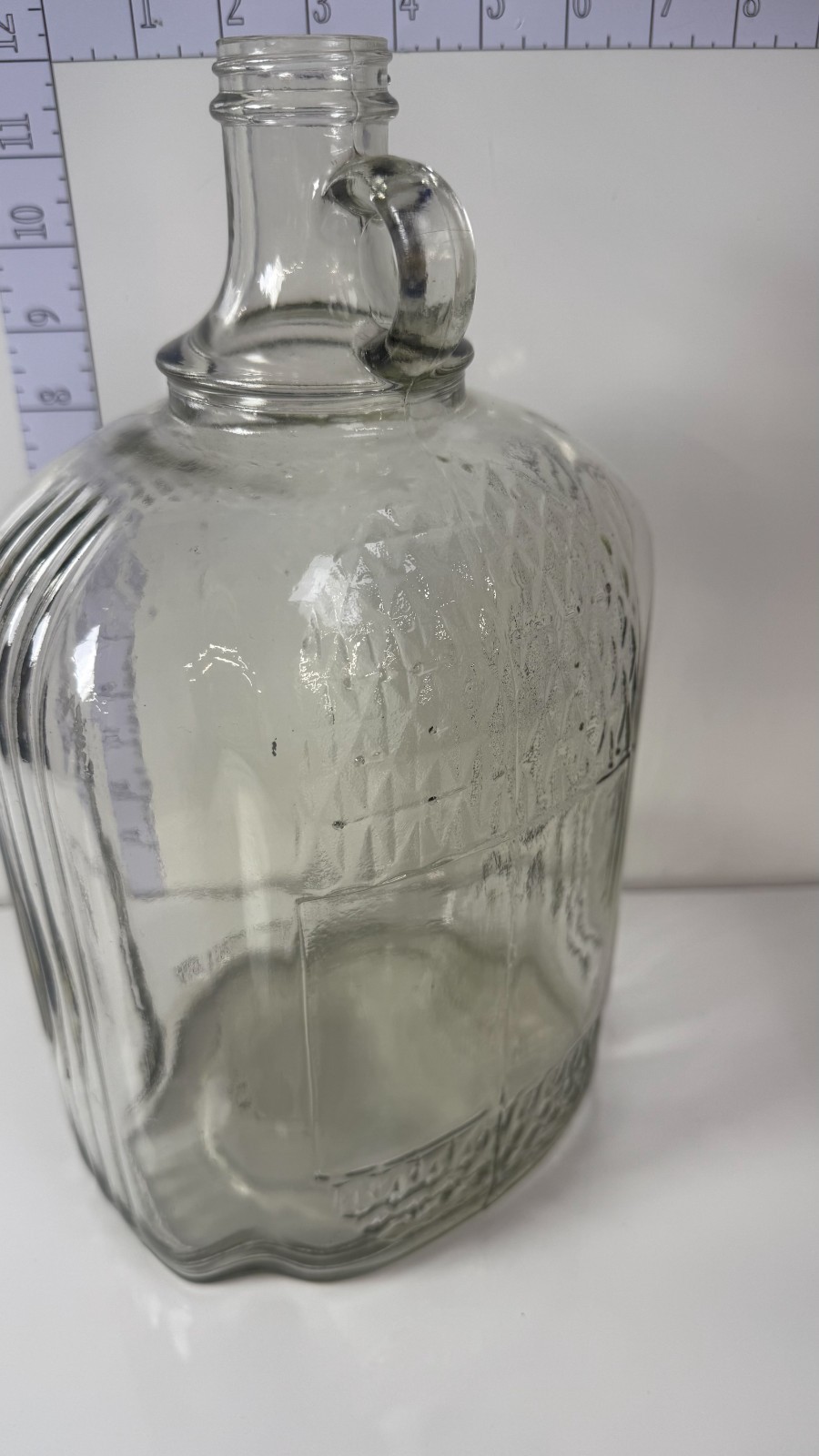 Andy Griffith Show Attributed Prop 1-Gallon Bottle w/ Signed 1977 Crew Note