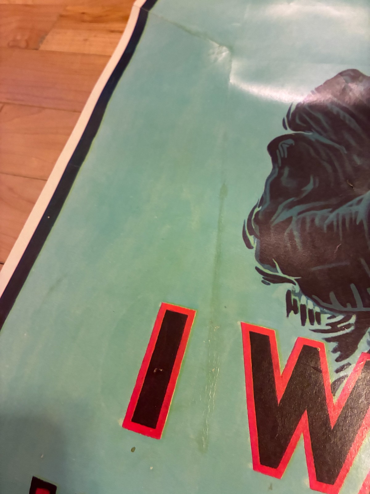 1983 Willie Nelson Picnic Poster Austin TX Danny Garrett RARE 29 x 21