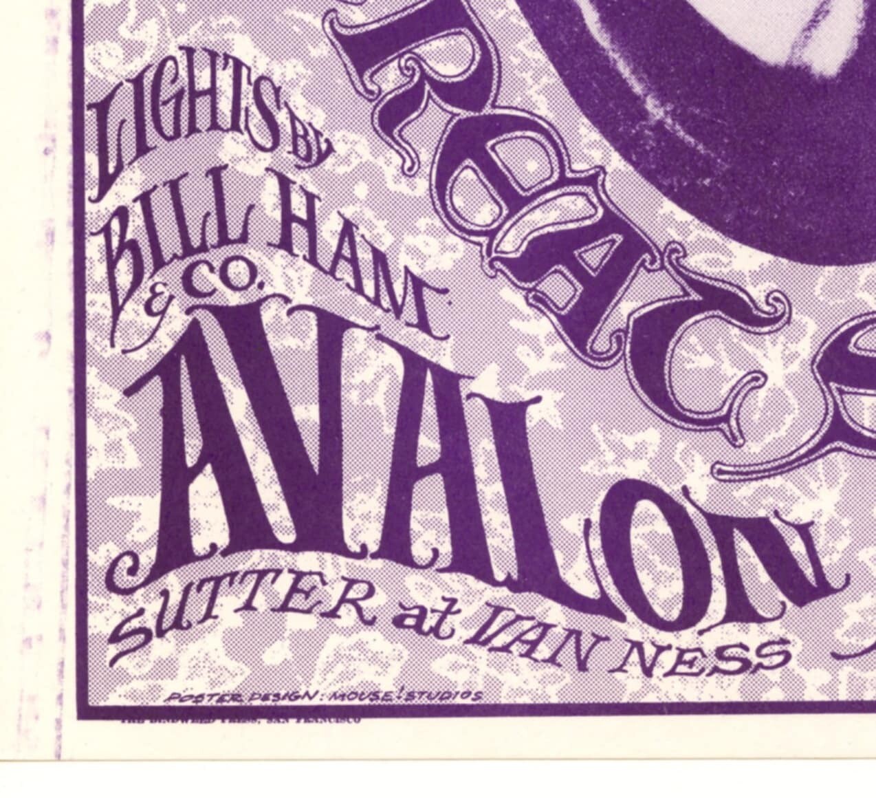Jefferson Airplane Handbill 1966 Stanely Mouse Alton Kelley Avalon Ballroom FD17