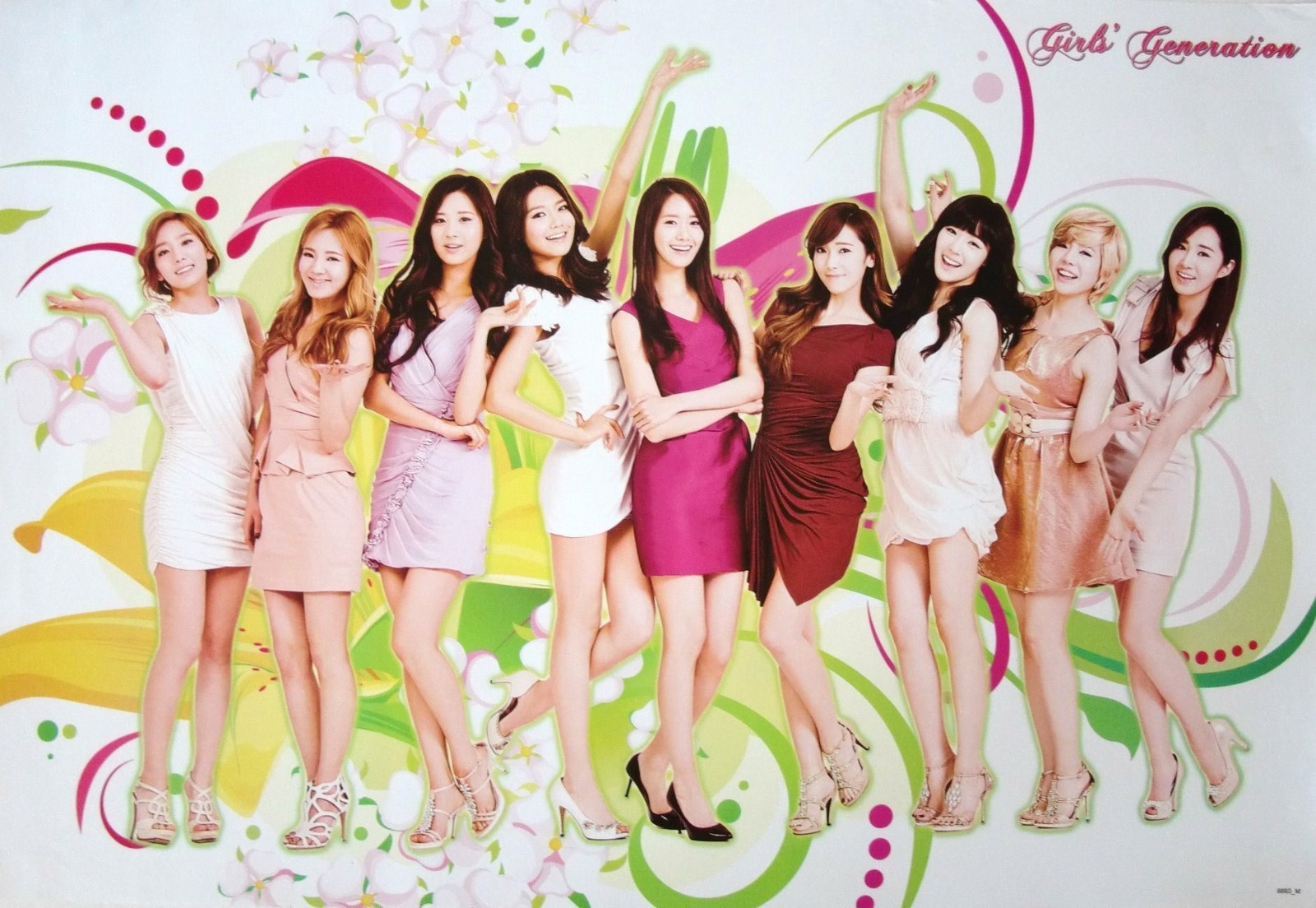 GIRLS GENERATION “HANDS UP, HANDS OUT” ASIAN POSTER-Beautiful Korean K-Pop Music