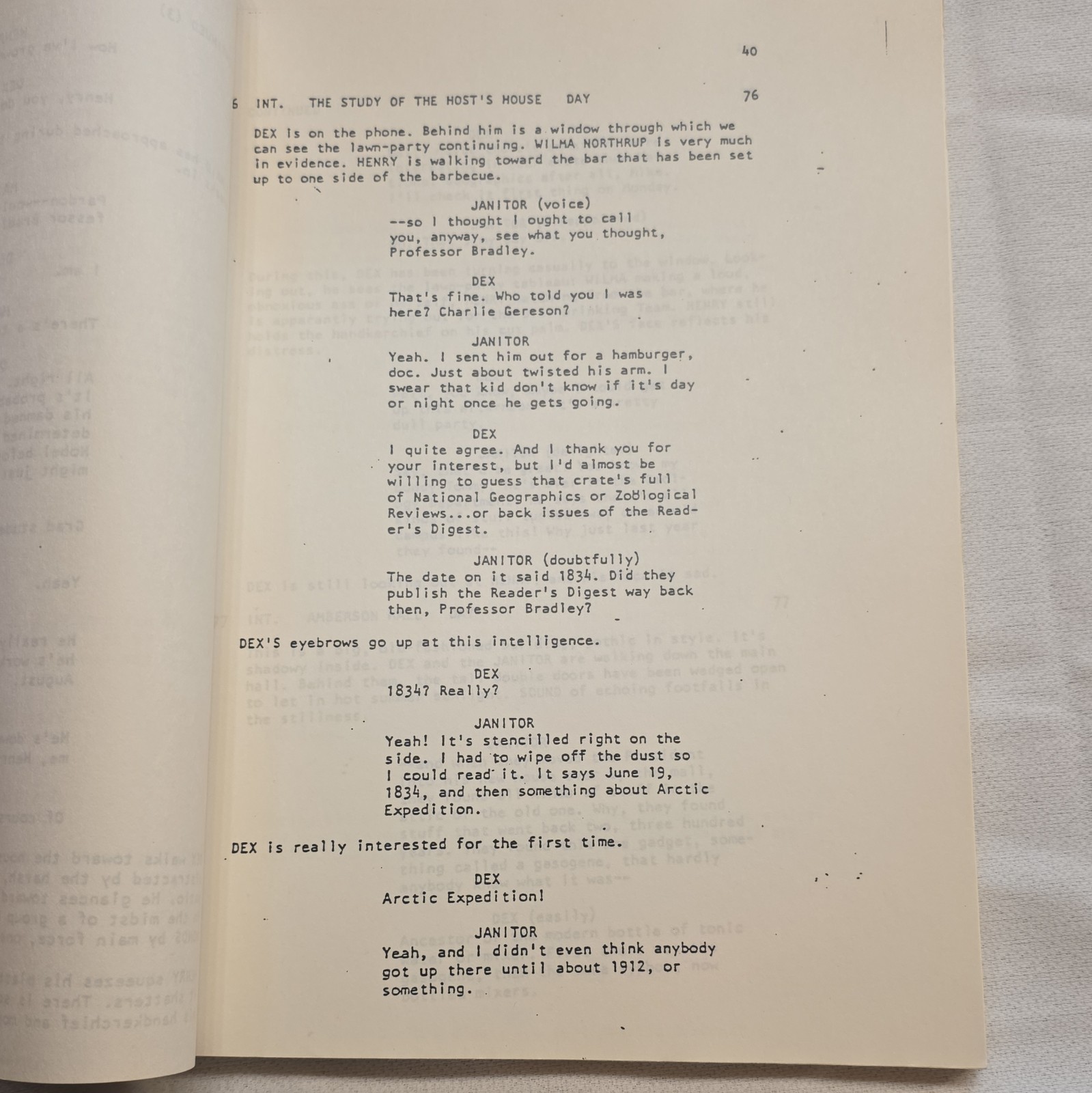 Stephen King Original Movie Script Creepshow 1st Draft (1979)