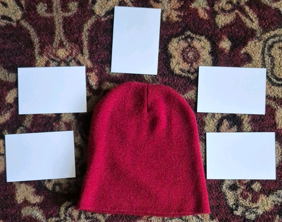 Paramore 2009 Official Taylor Red Beanie & Brand New Eyes Deluxe photocards Rare