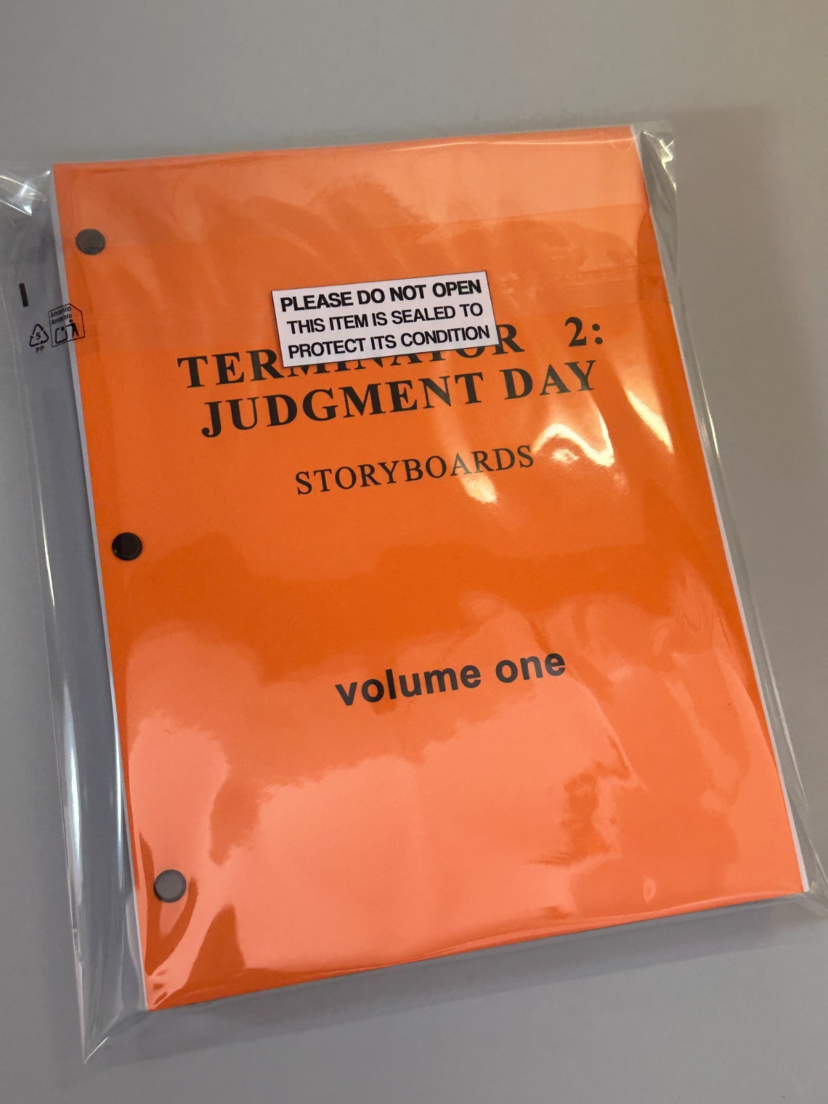 Terminator 2: Judgment Day Storyboards Volume One 1991 Arnold Schwarzenegger T2