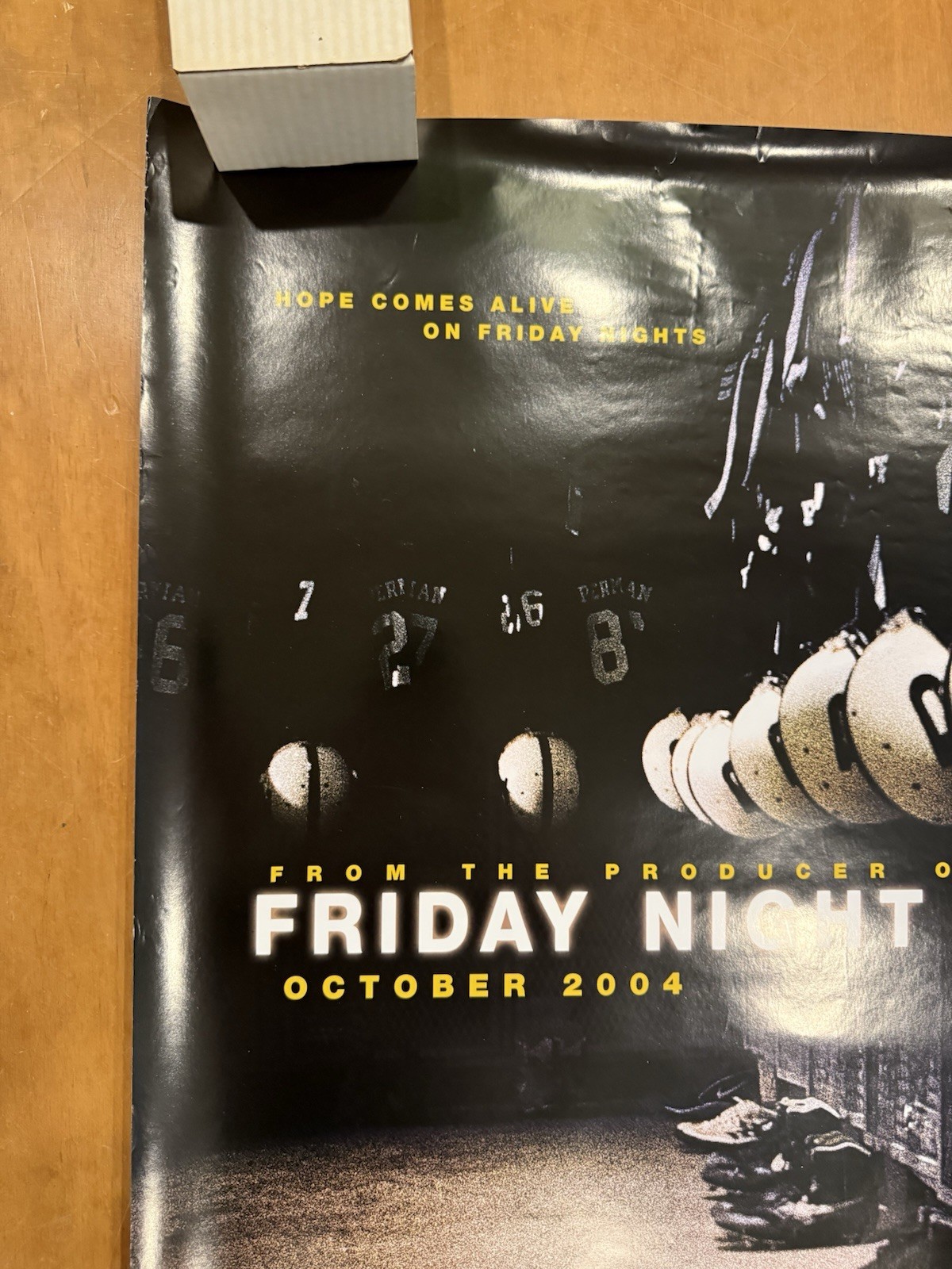 FRIDAY NIGHT LIGHTS (2004) Movie Poster DS Rolled Original 27×40 Authentic Thtr