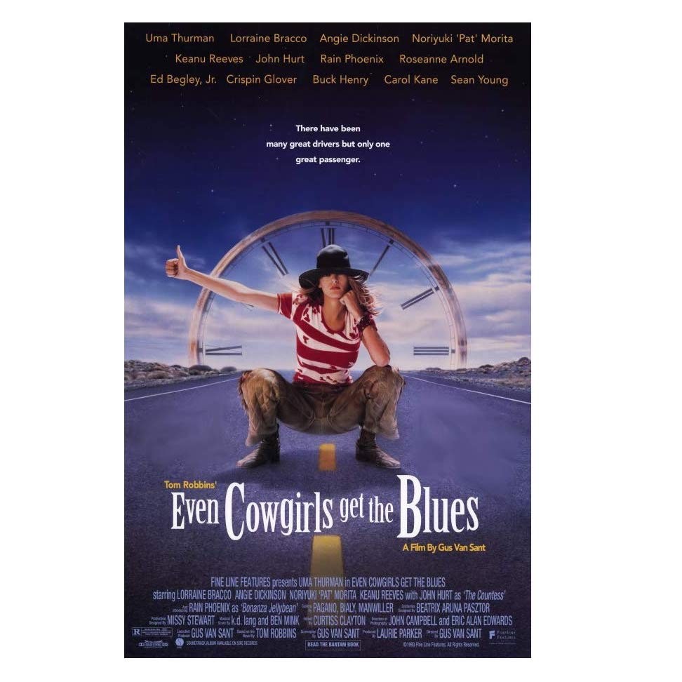 Even Cowgirls Get The Blues Original Movie Poster DS 27×40 Rolled Uma Thurman 94