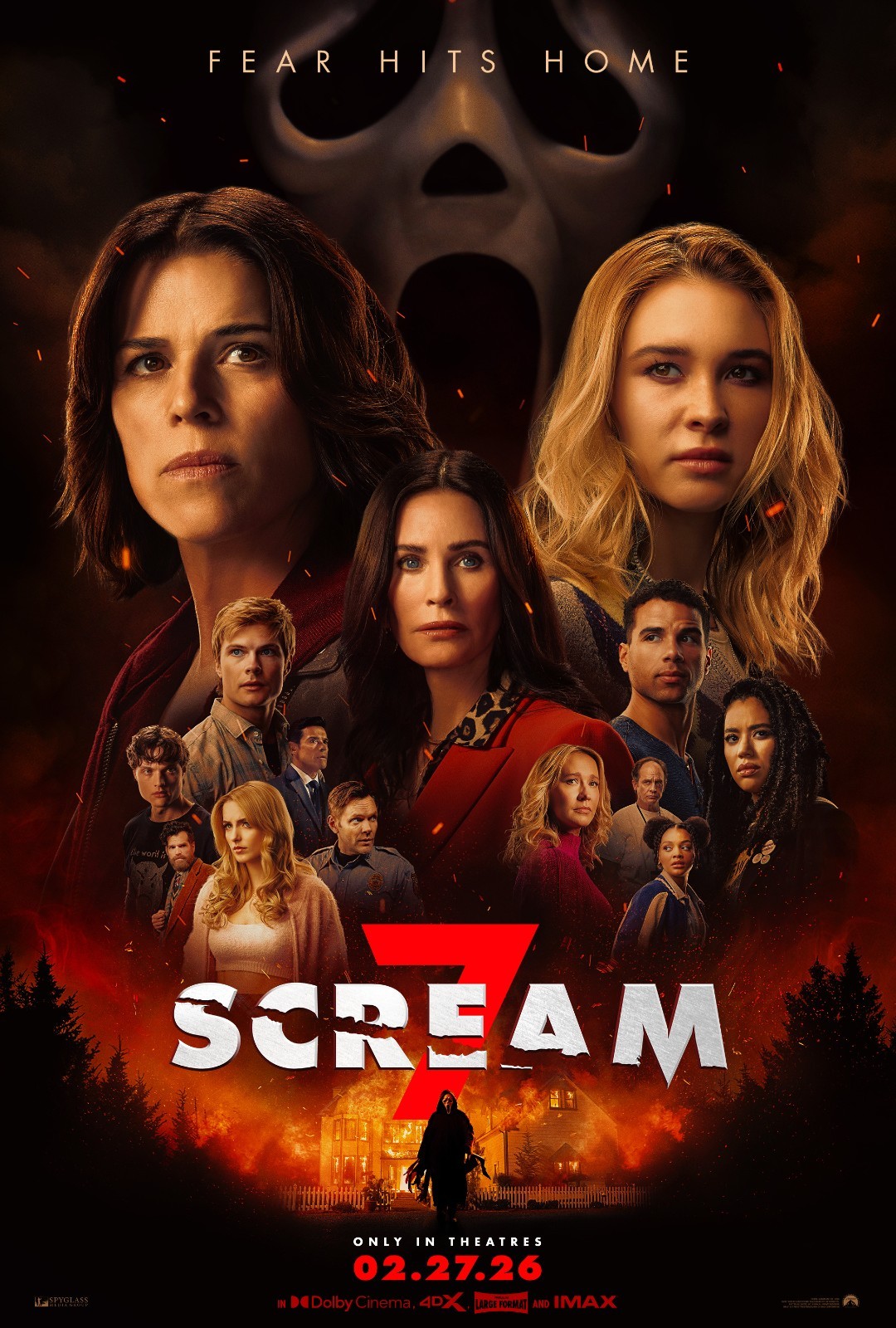 Scream 7 poster (b) – 11 x 17 inches – Scream movie poster, Neve Campbell