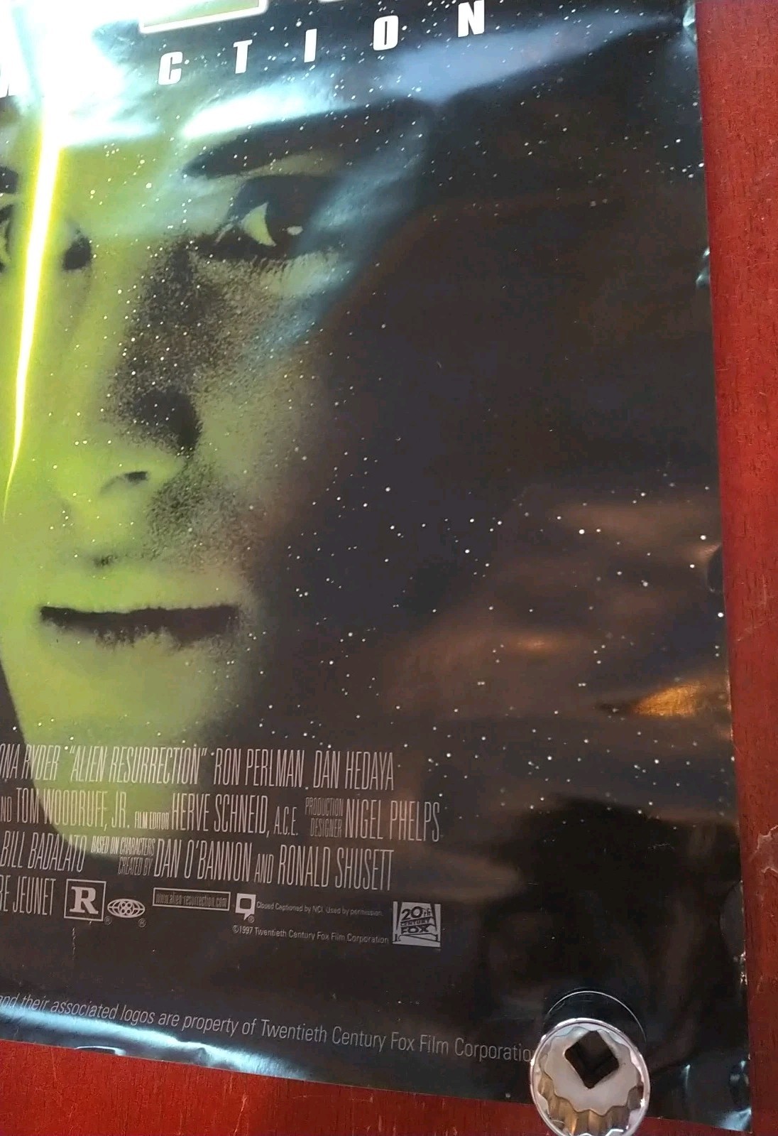 Alien Resurrection 1998 Video Store movie Rolled poster 40x27in