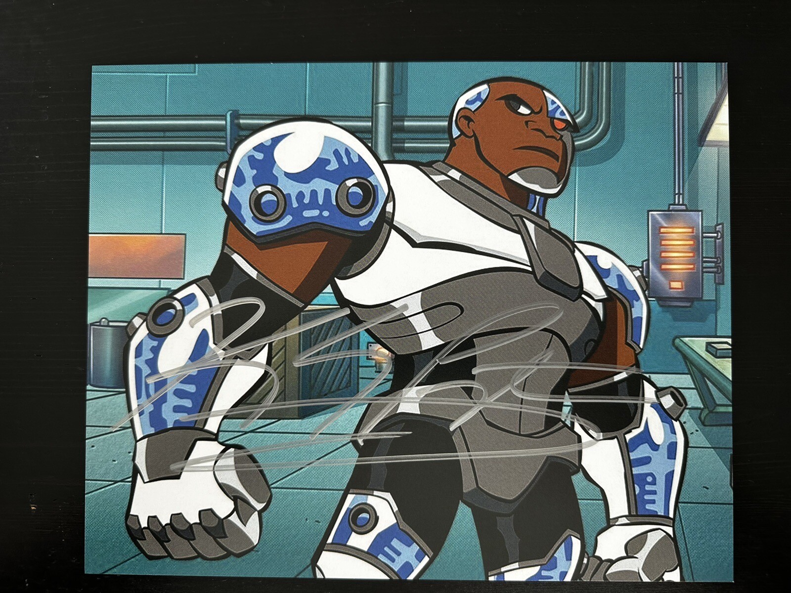 Khary Payton Signed 8×10 Photo Cyborg Teen Titans