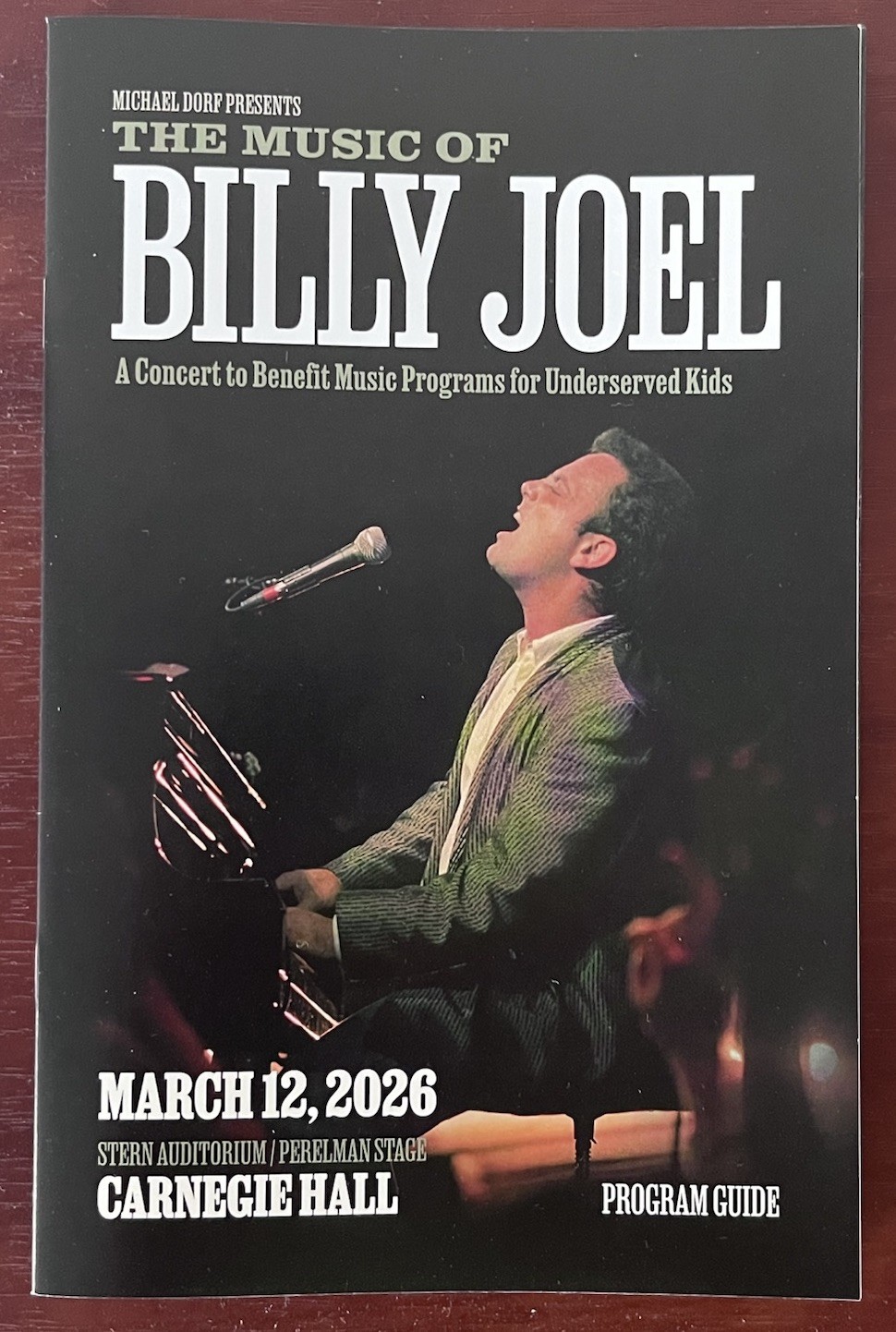 The Music Of Billy Joel Tribute Carnegie Hall Program Guide