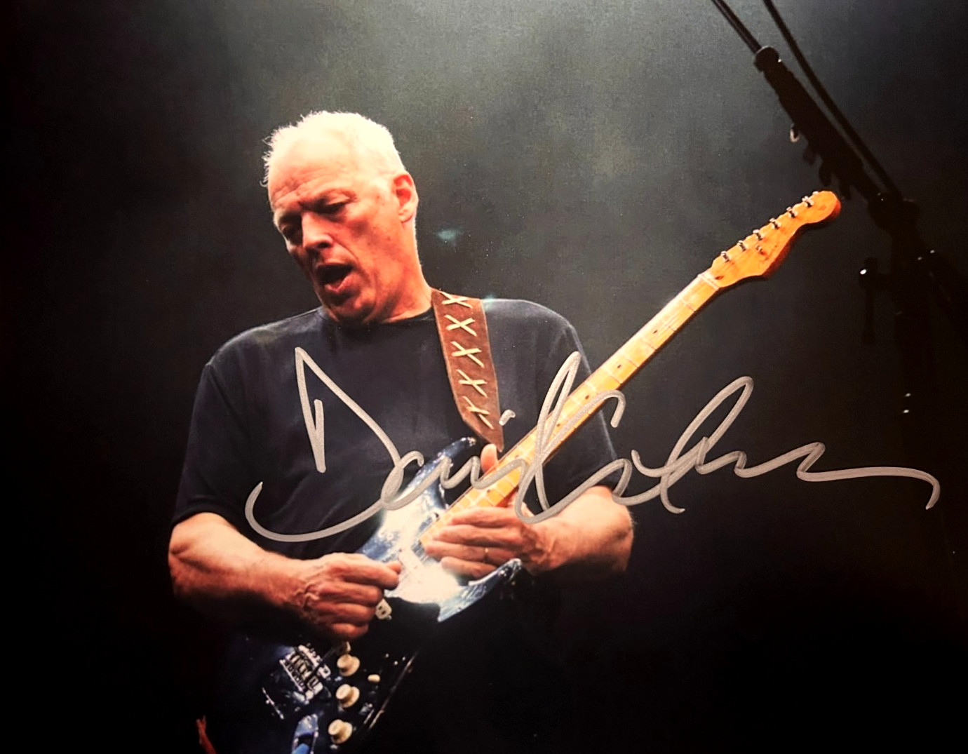 David Gilmour Signed 8×10″ (PINK FLOYD) Original Authentic Autograph w/COA