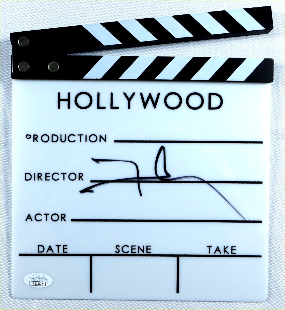 David Fincher Signed Autographed Movie Clapper Fight Club Seven JSA AU15427