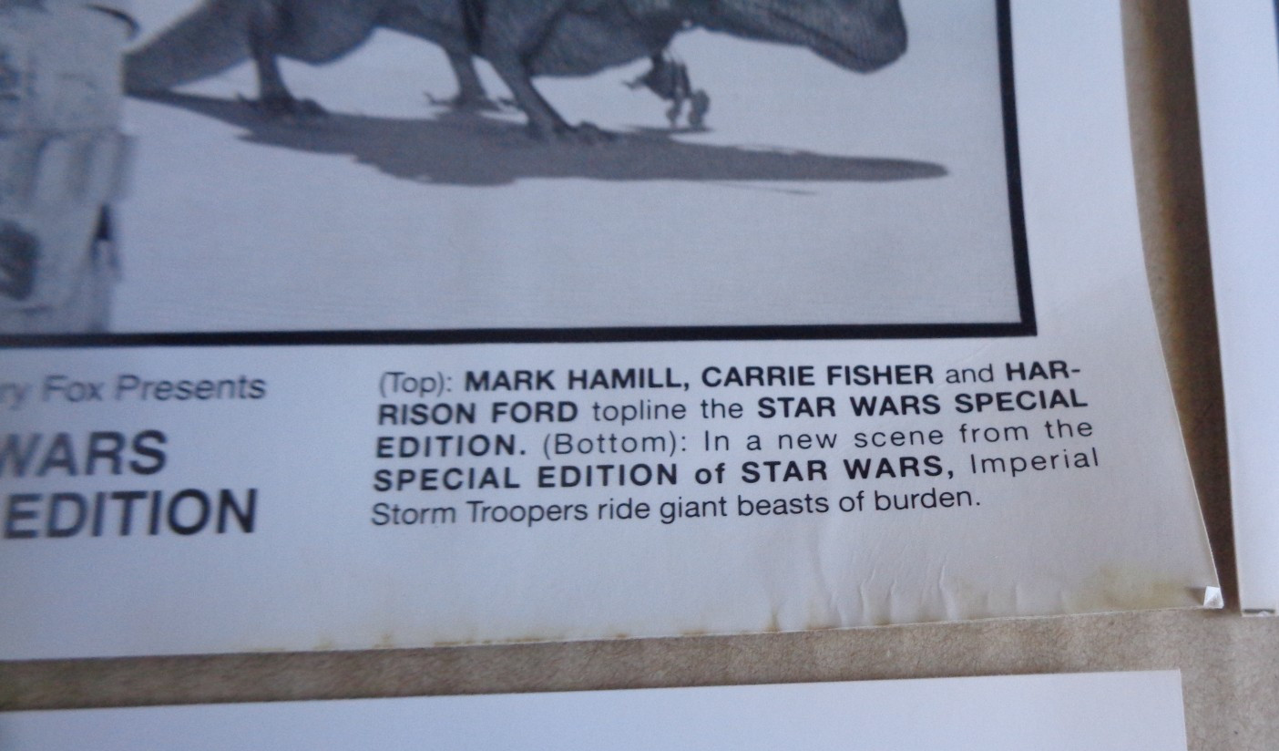 20th Century Fox 1997 Winter/Spring Preview press kit w/ 14 slides Star Wars