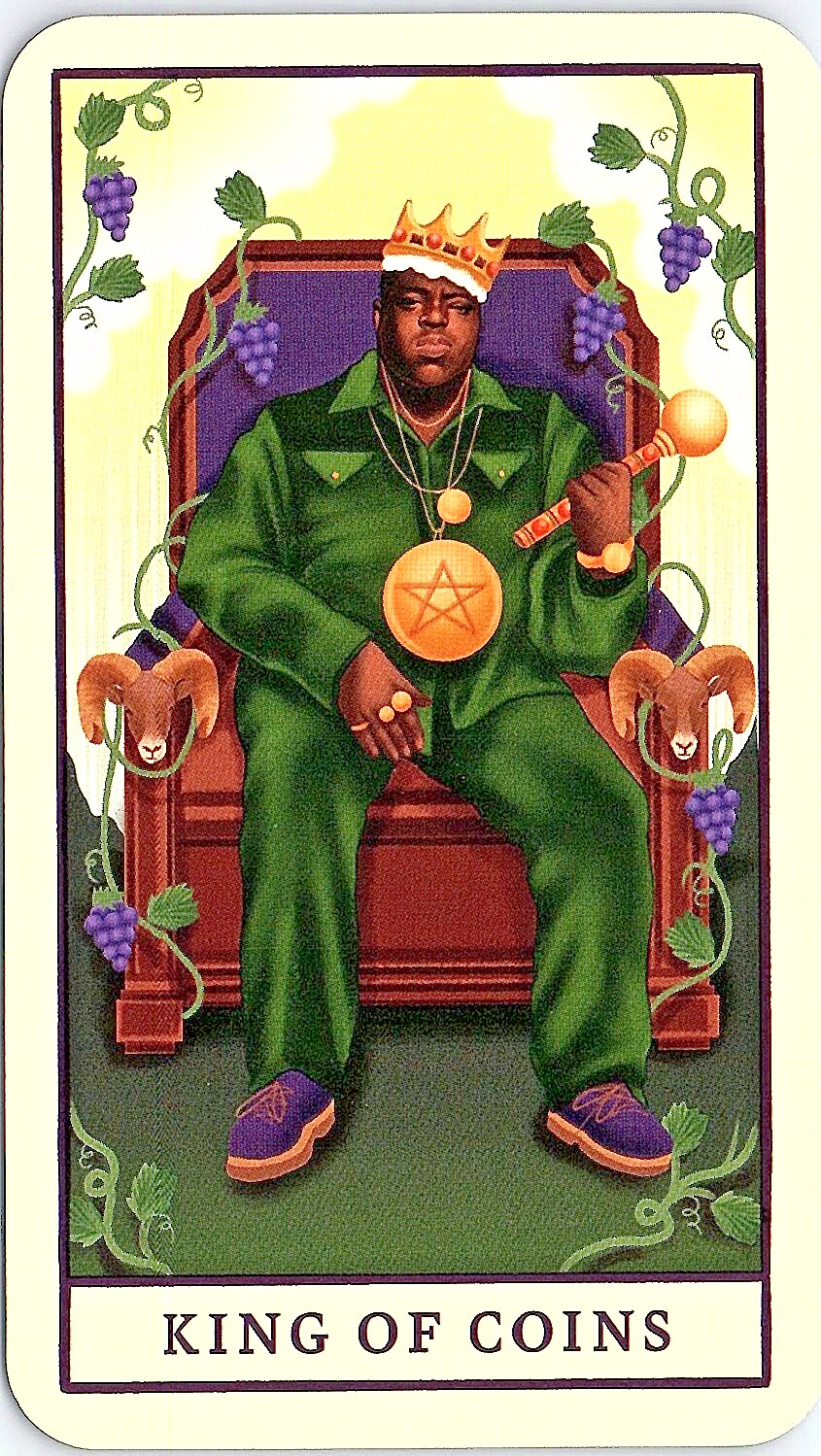 The Notorious B.I.G. Biggie Rap Music Tarot Trading Card