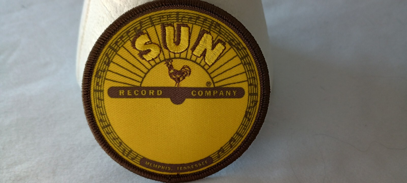 Sun Record Company Yellow Memphis Tennessee 3 Inch Iron On Patch