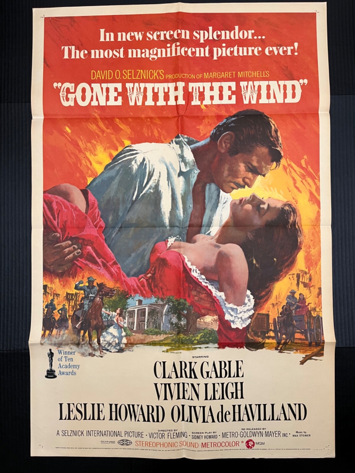 Gone With The Wind One Sheet (R-1970 27×41 inches) – 1970 rerelease