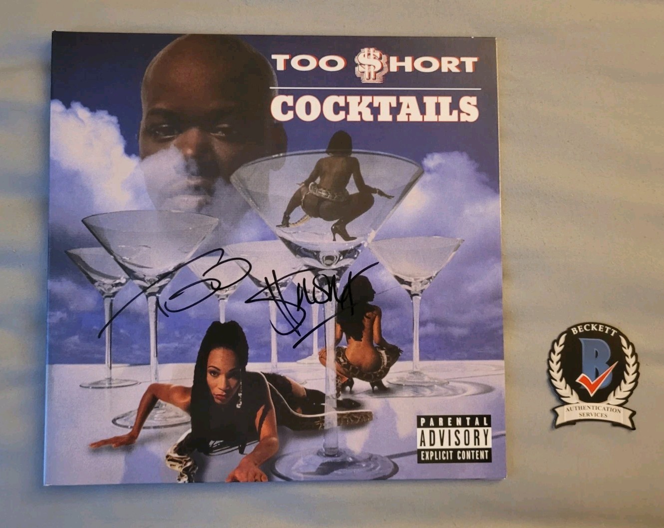 Too Short signed autographed Cocktails vinyl LP record Beckett BAS COA #BS31499
