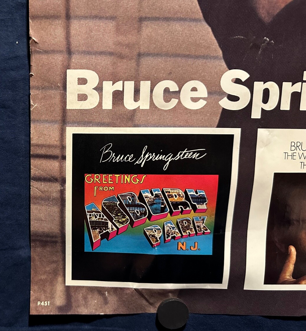🔥 Very Rare BRUCE SPRINGSTEEN “Darkness” Record Store PROMO POSTER 23×35 VG+