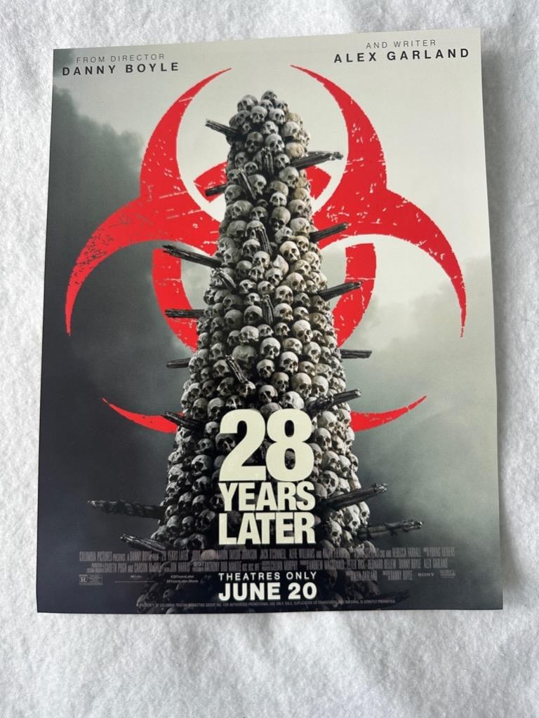 28 YEARS LATER – 8.5″x11″ D/S Original Promo Movie Poster 2025 MINT Danny Boyle