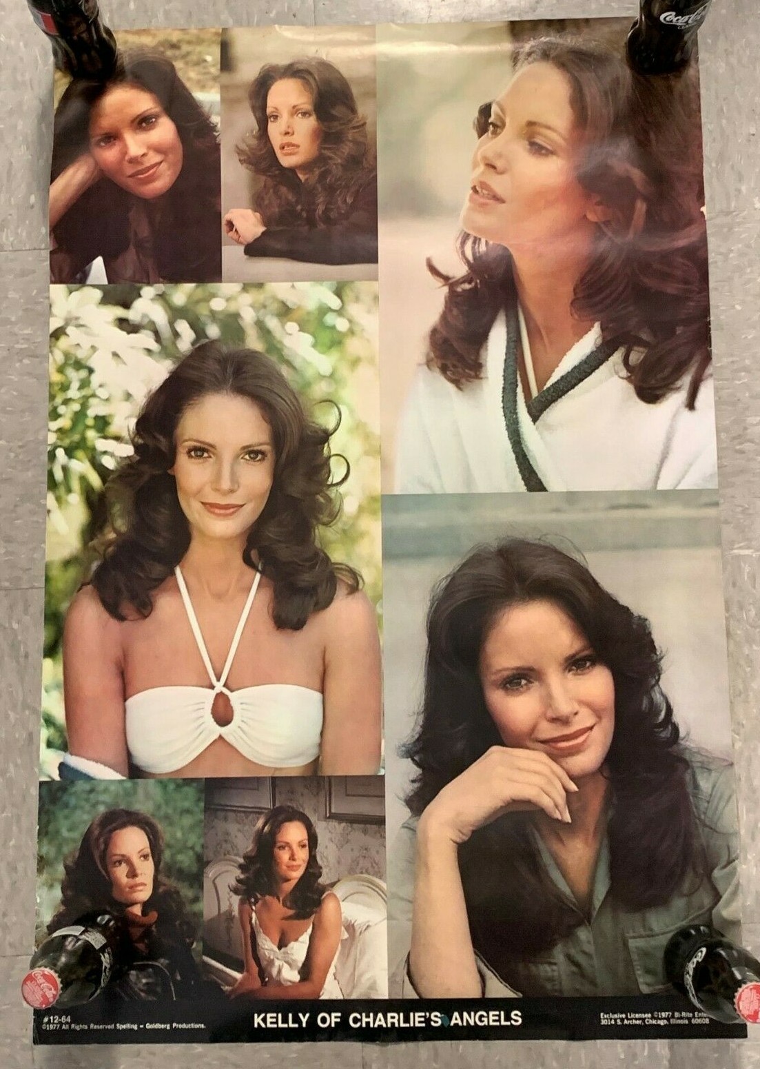 1977 KELLY CHARLIES ANGELS 23×34″ JACLYN SMITH TV SHOW POSTER ORIGINAL M5 PB19