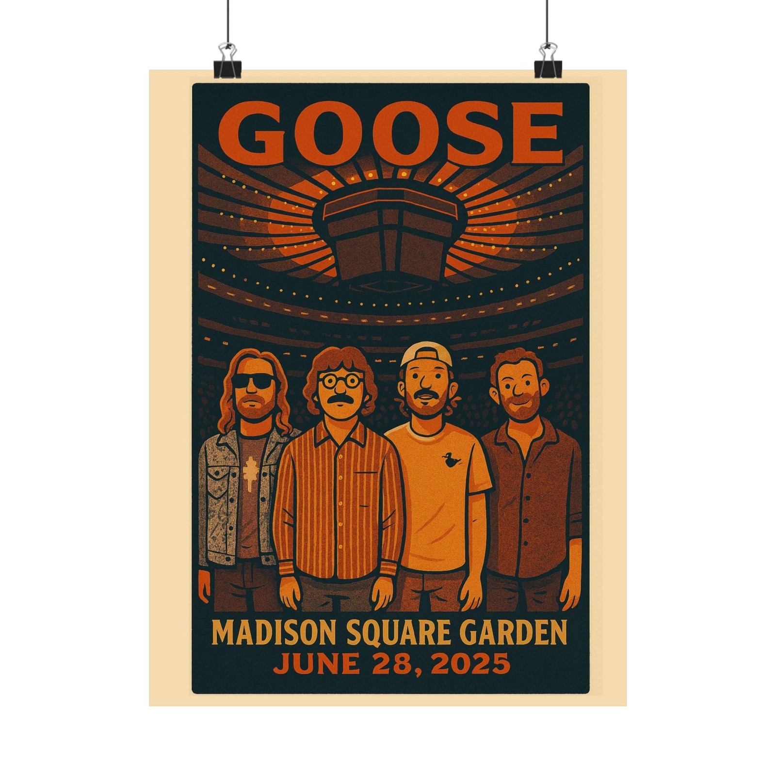 Goose Madison Square Garden Poster – June 28 2025