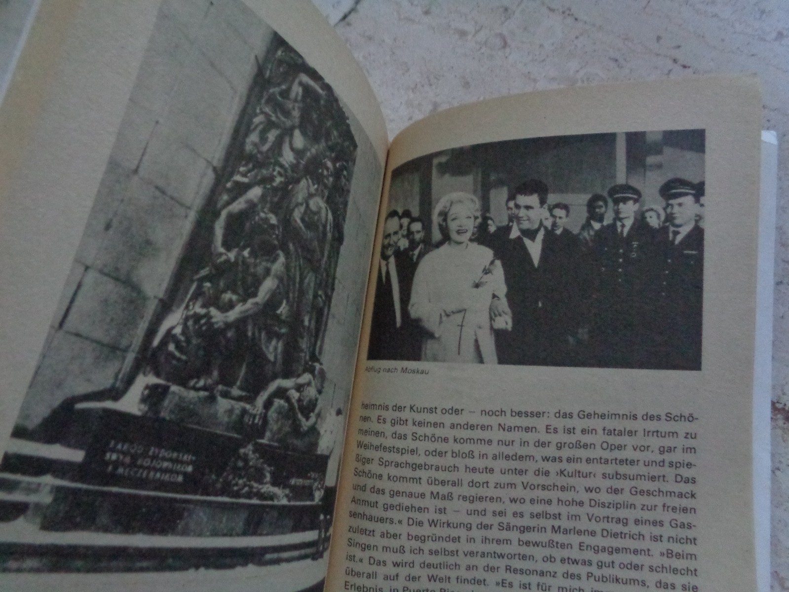 Marlene Dietrich RARE exclusive german 1975 biography book with photos