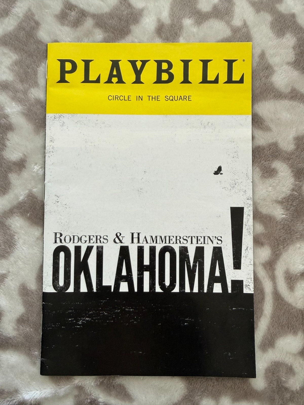 Oklahoma The Musical playbill, August 2019, Circle in the Square Theater