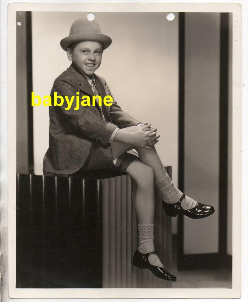 MICKEY ROONEY ORIGINAL 8X10 PHOTO AT 12 YEARS OLD TAKEN BY FREULICH 1932 DBL WGT