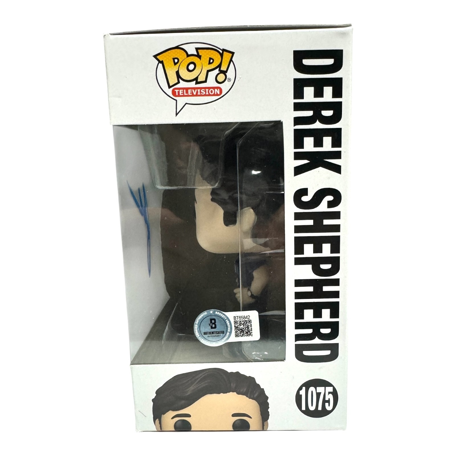 PATRICK DEMPSEY SIGNED AUTOGRAPH FUNKO POP 1075 GREY’S ANATOMY BECKETT BAS