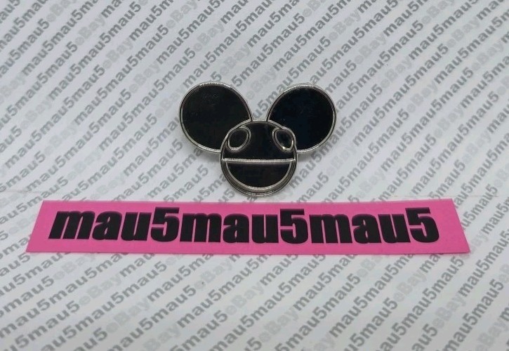Deadmau5 Series 1 Pin Numbered to 1000 Silver Chrome Raw Basic #182