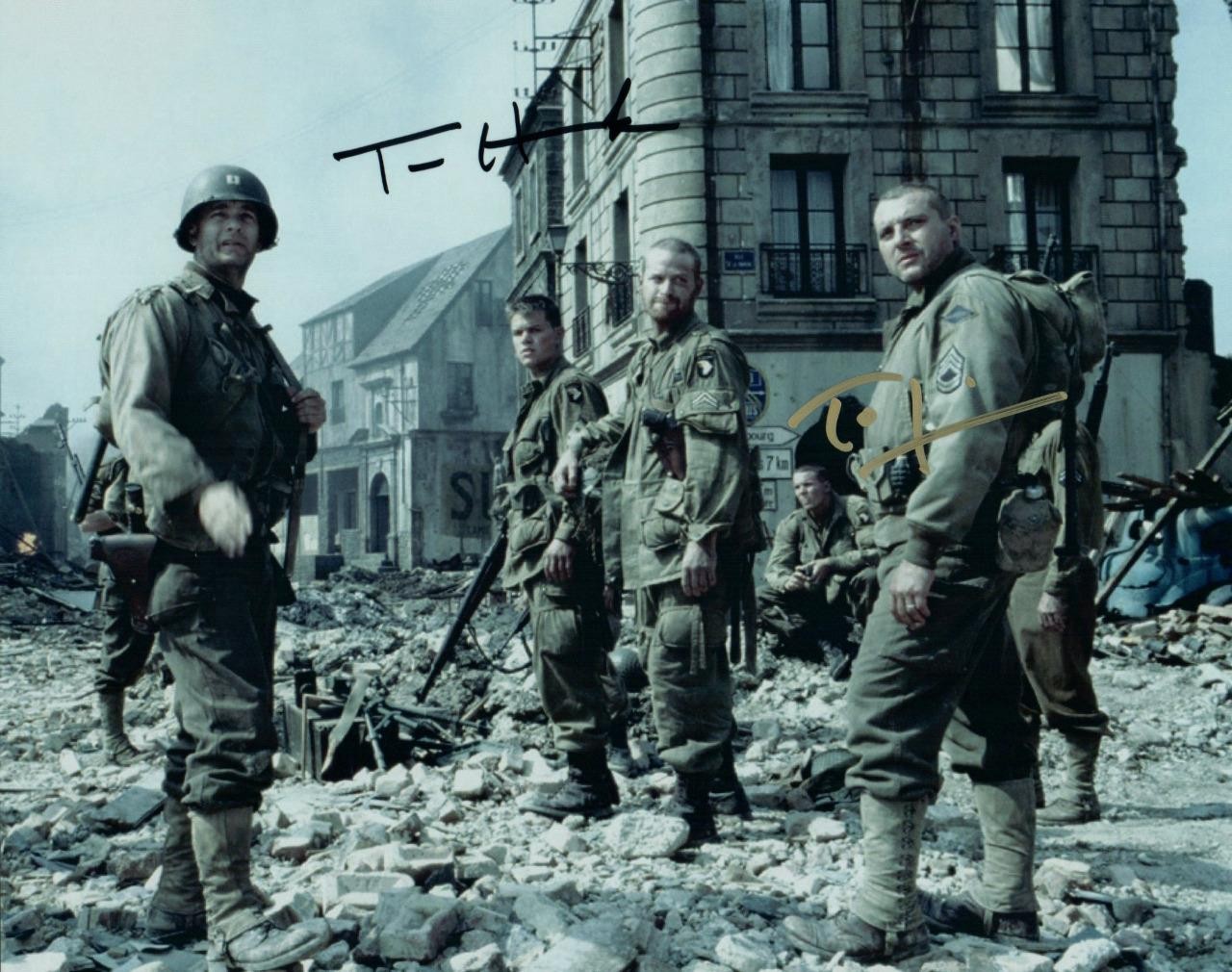 Tom Sizemore Tom Hanks 8×10 signed Photo Picture autographed with COA