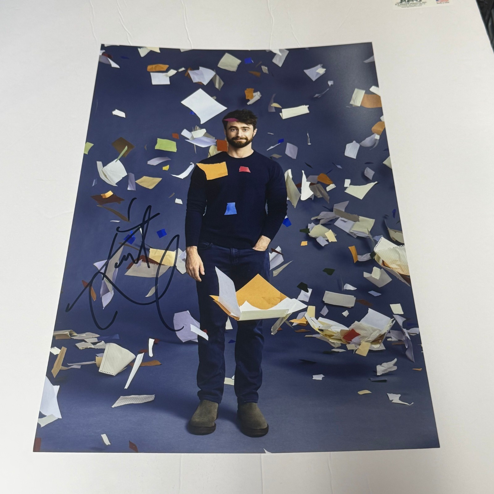 Daniel Radcliffe Signed Every Brilliant Thing 11×17 Photo – Harry Potter