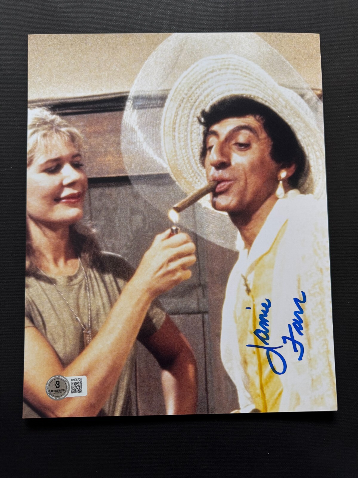 Jamie Farr Rare! autographed signed M.A.S.H. Klinger 8×10 photo Beckett BAS coa