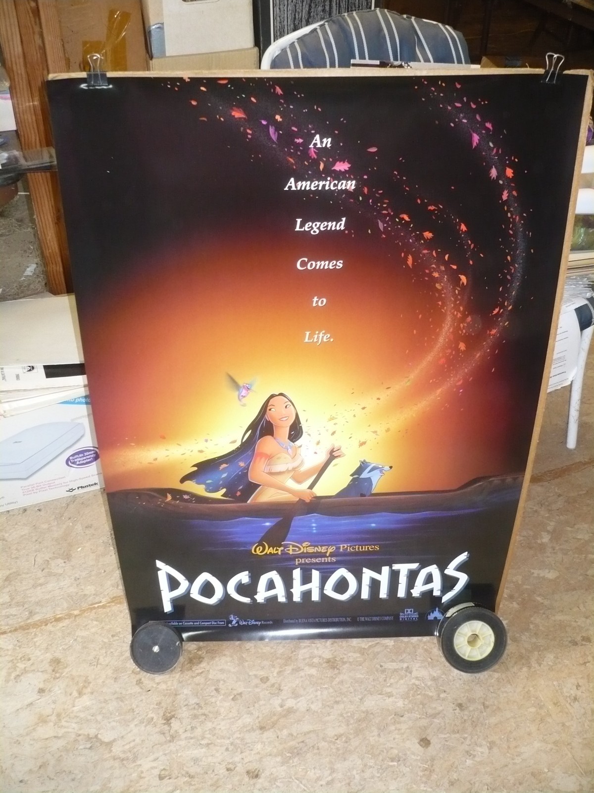 POCAHONTAS, orig rolled D/S Disney 1-sht / movie poster (animation) – 1995