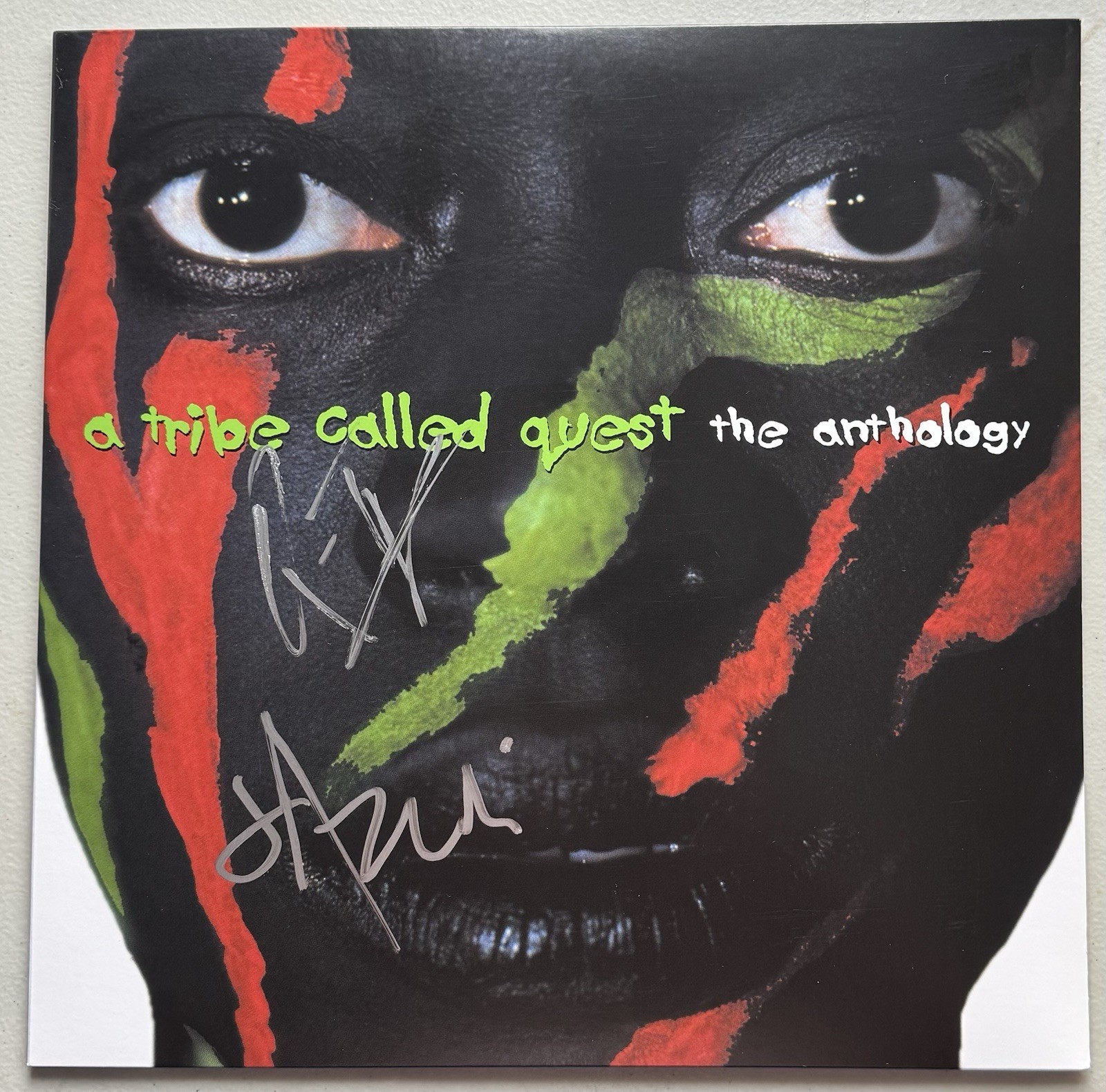 A Tribe Called Quest Signed Auto Vinyl Record Q-Tip Jarobi JSA Coa The Anthology