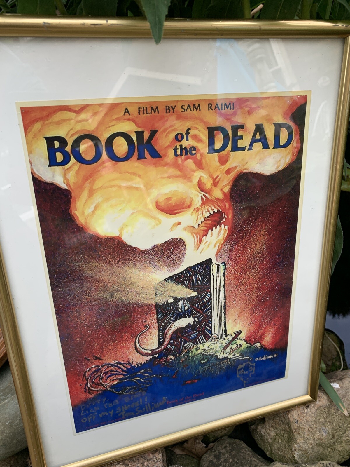 Book of the Dead Poster Tom Sullivan 1981 Signed