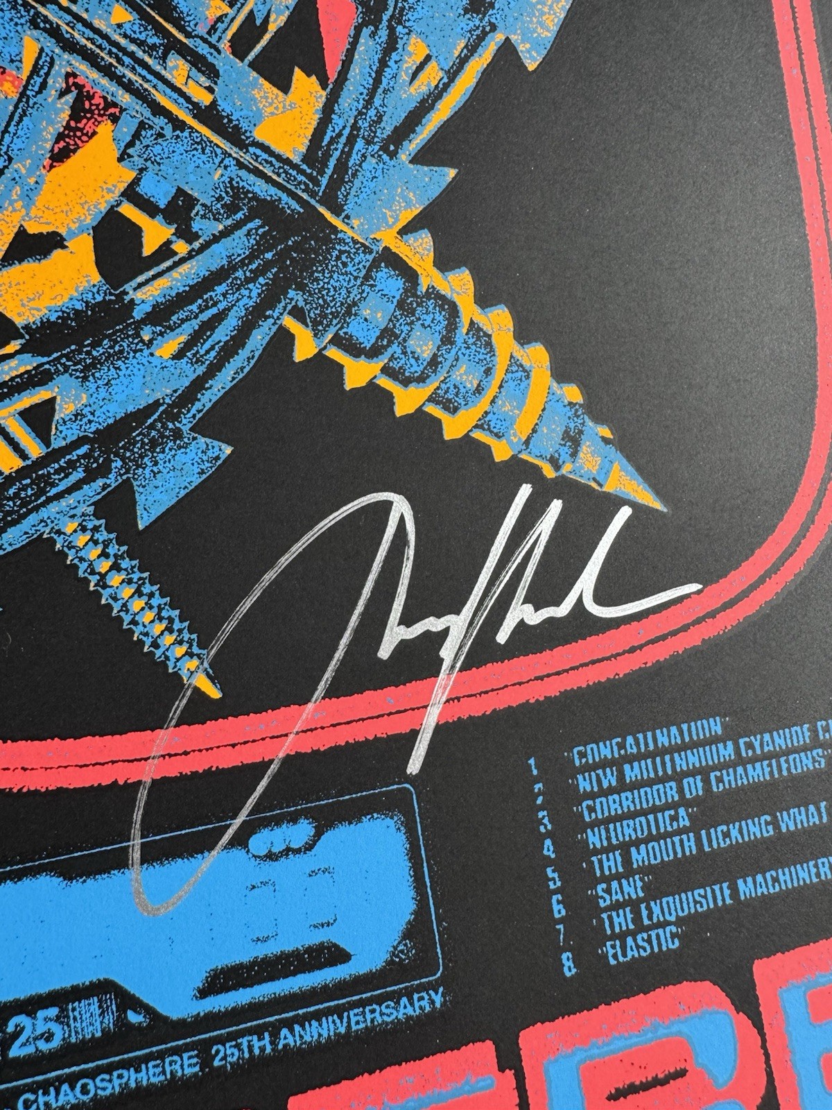 🚨SIGNED🚨 Meshuggah Chaosphere SDCC 2023 Rebellion Republic silkscreen poster