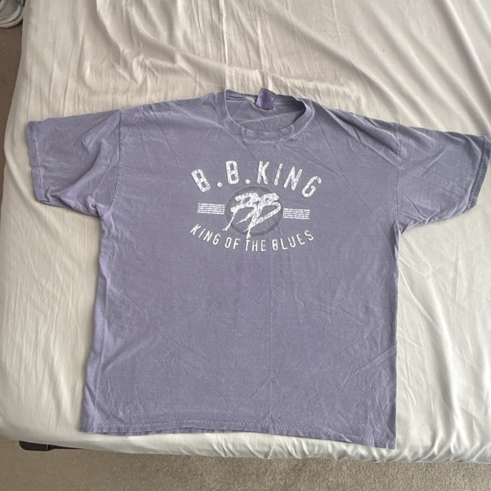 B.B. King King of the Blues World Wide Tour 2002 Purple T-Shirt 2XL