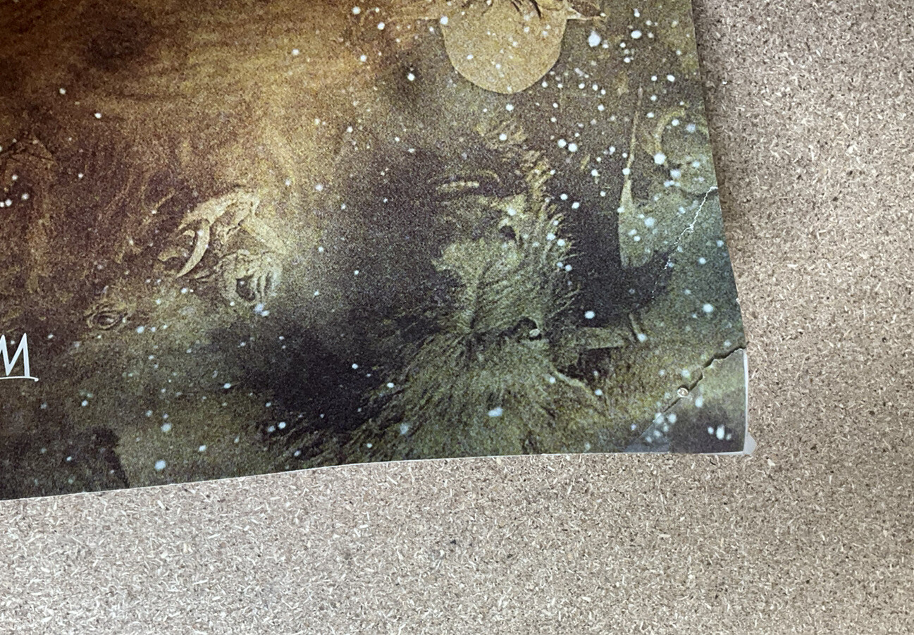 THE CHRONICLES OF NARNIA MOVIE POSTER Original SS 27x 18.5 With Narnia Map