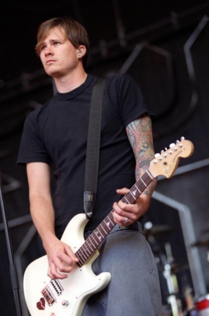 Atticus Broken Heart Sticker Tom Delonge Mark Hoppus Blink 182 Fender Strat