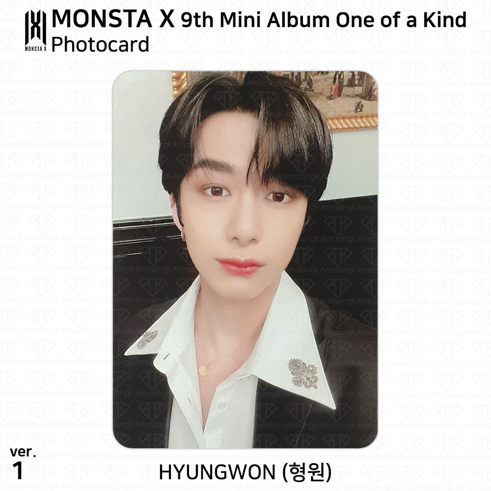 MONSTA X 9th Mini Album One Of A Kind Official Photocard Photo Card KPOP K-POP