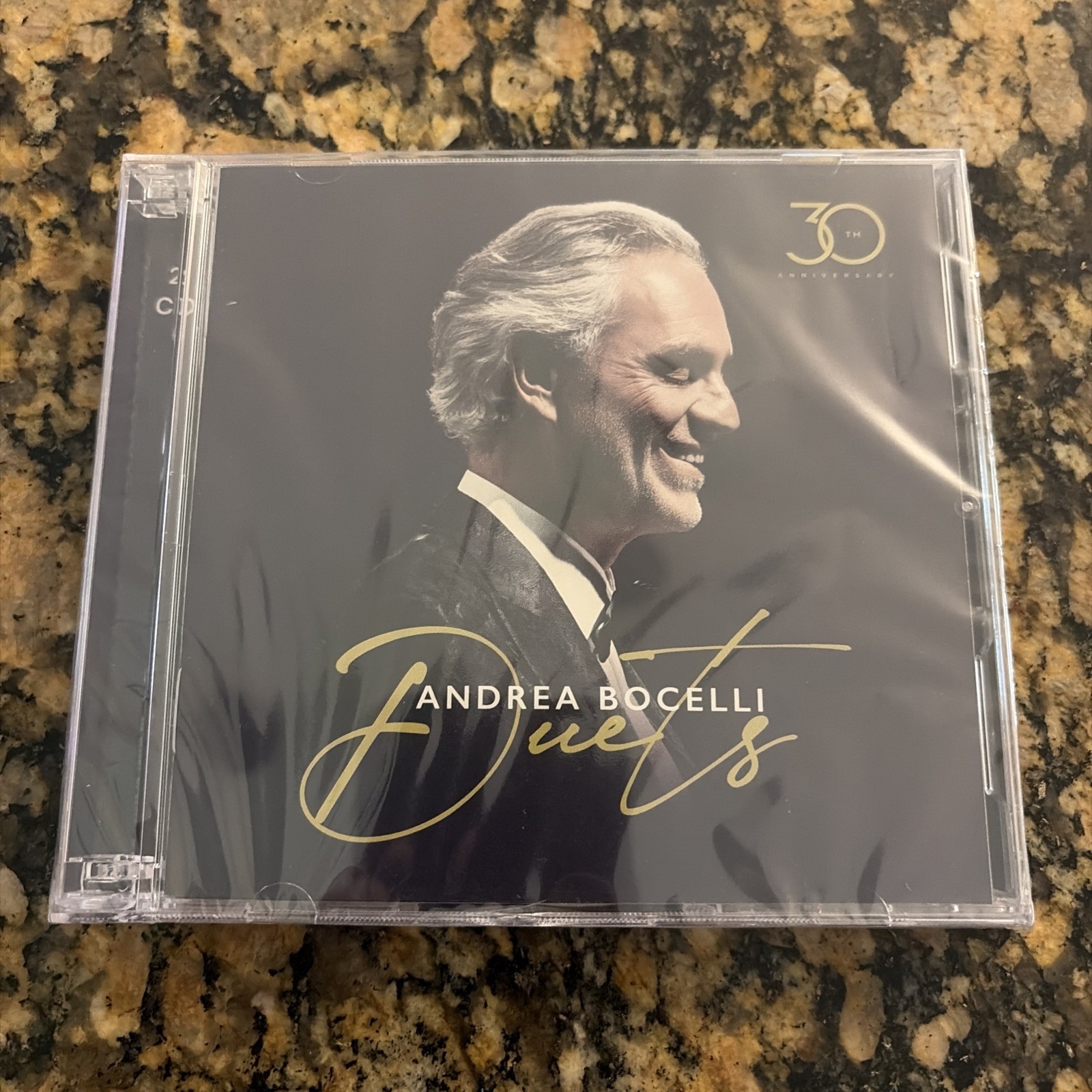 Andrea Bocelli Duets 30th Anniversary Ed. CD Signed/Autographed NEW/Cracked Case