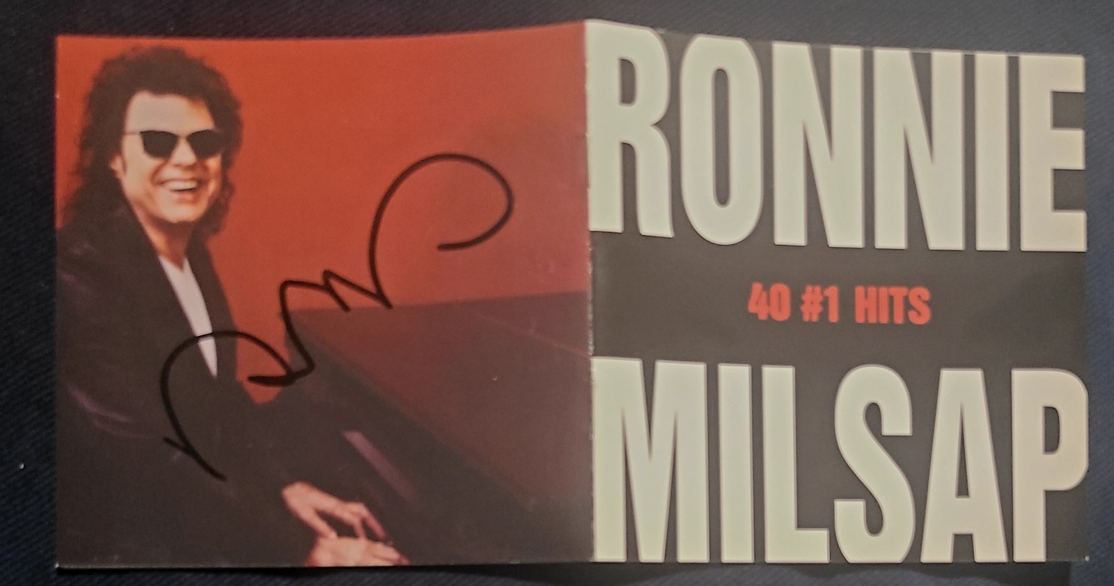 Ronnie Milsap – 40 #1 Hits Rare Htf Oop cd Vg+ Digital Remastered Autographed