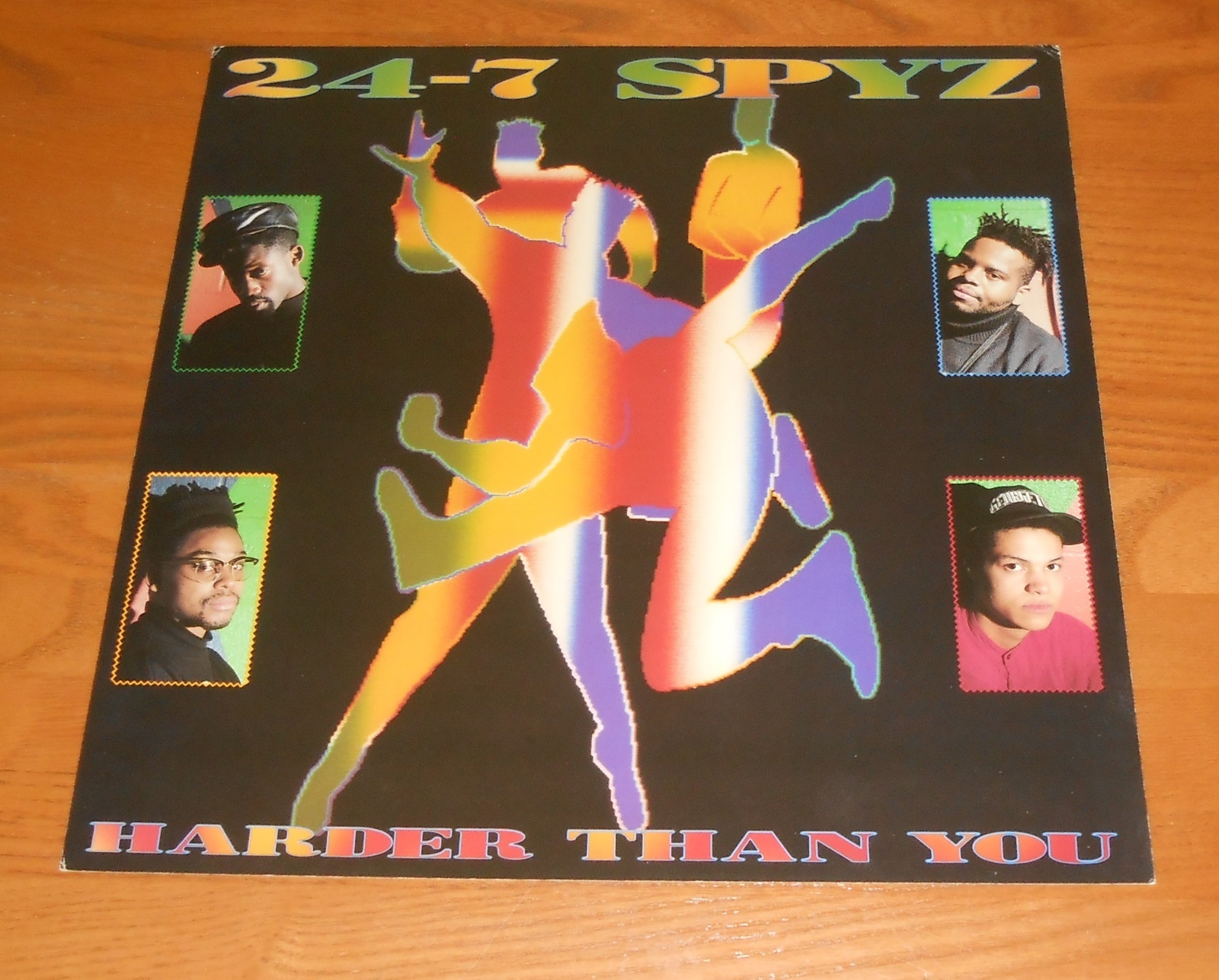 24-7 Spyz Harder Than You Poster Flat Square Vintage Promo 12×12 RAP